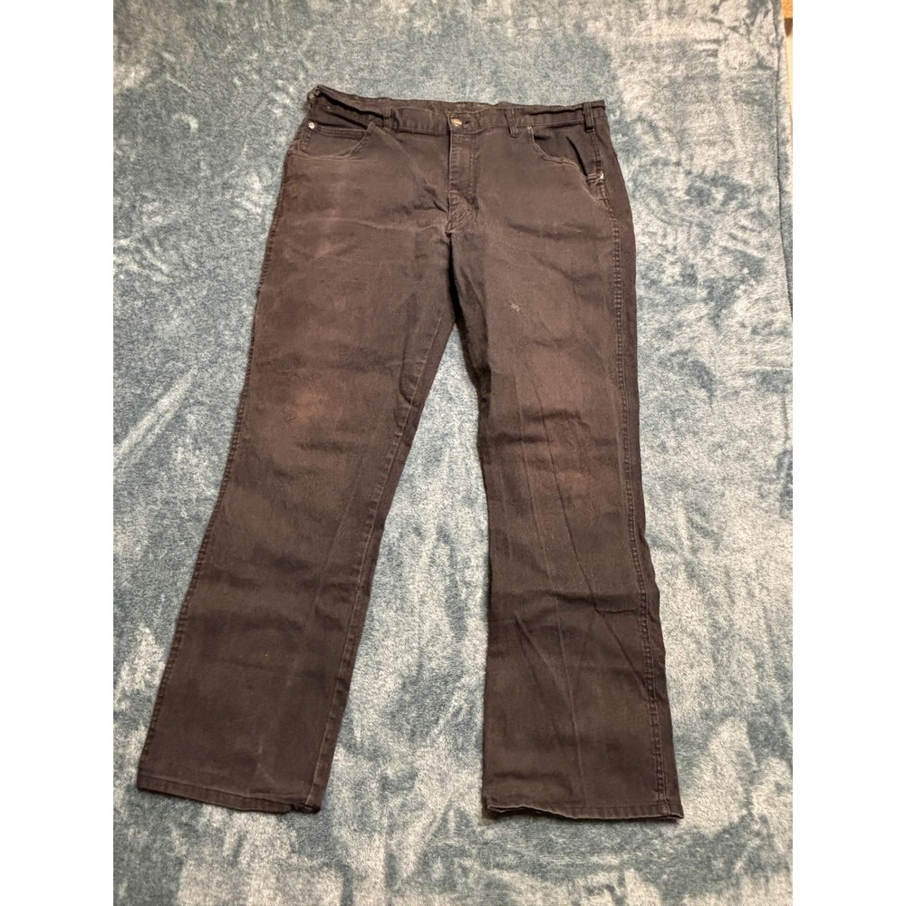 Genuine Dickies Carpenter 38x32 Men Black Stretch Work Pants ED219RBK